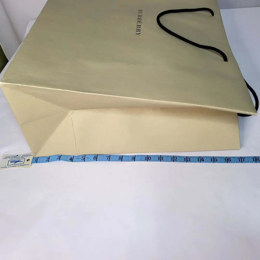 Authentic Burberry Large Paper Shopping Gift Bag